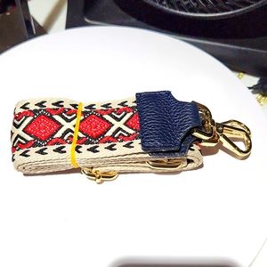 #12B Strap Red-Beige-Black/Navy Ends
